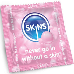 SKINS PACK DE 8 PRESERVATIFS PREMIUM BUBBLEGUM