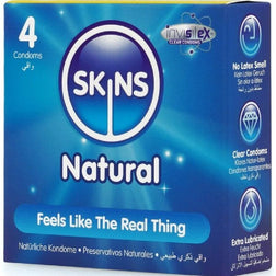 SKINS PACK DE 4 PRESERVATIFS NATURELS PREMIUM