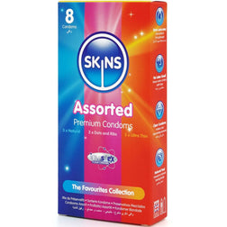 SKINS PACK DE 8 PRESERVATIFS PREMIUM ASSORTIS