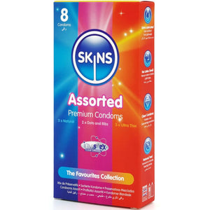 SKINS PACK DE 8 PRESERVATIFS PREMIUM ASSORTIS