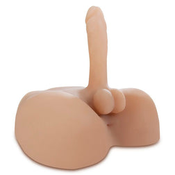 Realistischer Masturbator mit Arsch und Schwanz für Solo-Spaß