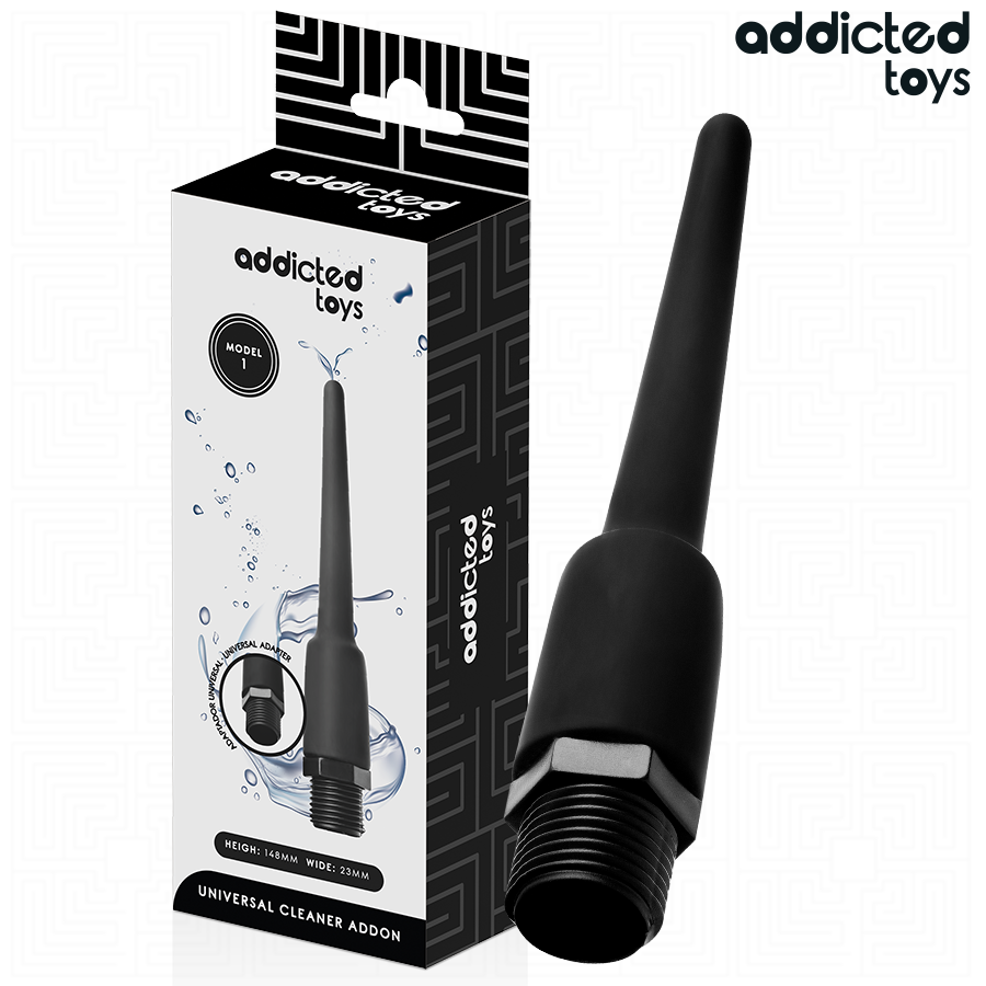 Canule douche anale adaptateur universel — Modèle 1 · Addicted Toys · Hygiène anale