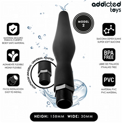 Canule douche anale conique 15,8 cm — Modèle 2