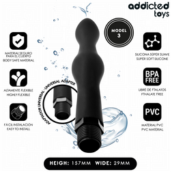 Canule douche anale 3 renflements 15,7 cm — Modèle 3