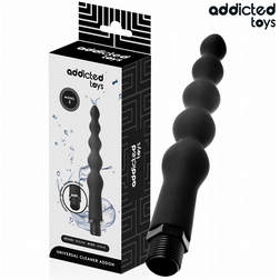 Plug anal Canule douche anale chapelet 5 boules 20,5 cm pour homme