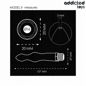 Canule douche anale 3 renflements 15,7 cm — en situation