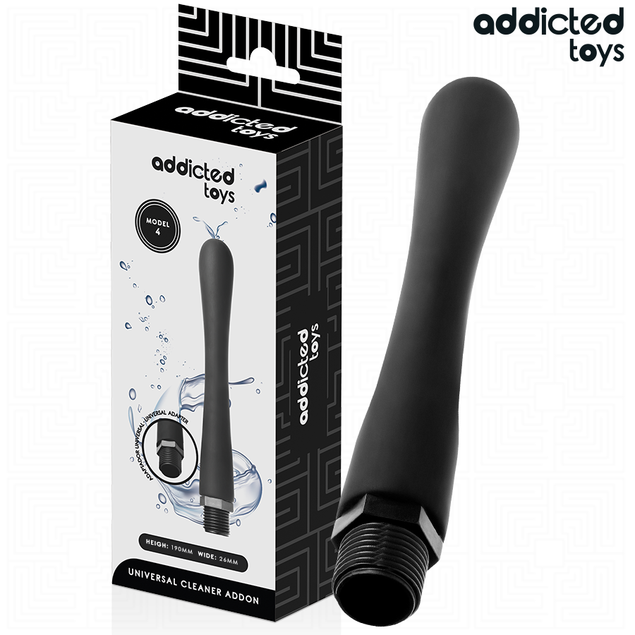 Canule douche anale longue 19 cm — Modèle 4 · Addicted Toys · Hygiène anale