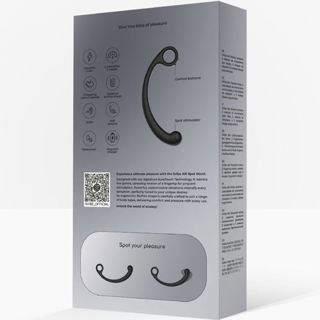 SNAIL VIBE BAGUETTE DE MASSAGE VIBRANTE AXI NOIRE