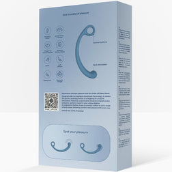 Dos de la boîte du stimulateur de prostate présentant les caractéristiques