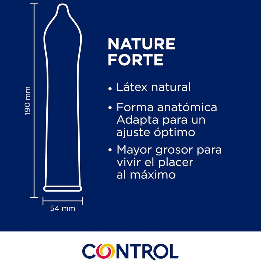 CONTROL PRESERVATIFS NATURE FORTE 144 UNITES