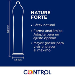 CONTROL PRESERVATIFS NATURE FORTE 144 UNITES
