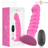 INTENSE CINDY VIBRATEUR TAILLE L DESIGN SPIRALE 10 VIBRATIONS ROSE TELECOMMANDE