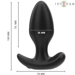 Dimensions du plug vibrant télécommandé Joey en millimètres