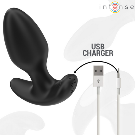 INTENSE JOEY ANAL PLUG 10 VIBRATIONS NOIR TELECOMMANDE