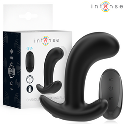 Plug prostate vibrant Chandler en silicone noir avec sa télécommande sans fil