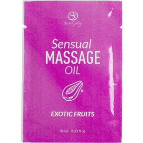 Huile de massage monodose fruits exotiques 10 ml · Secretplay Cosmetic · Huiles aromatisées