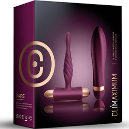 CLIMAXIMUM DARE KIT VIBRATEUR TWISTED PLUG ANAL DEBUTANT