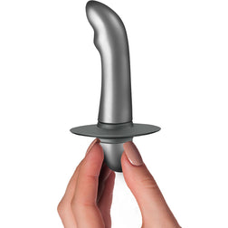 Plug prostate vibrant débutant courbe lisse base large — Climaximum
