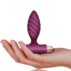Plug anal vibrant spiralé compact 10 cm — Oryx