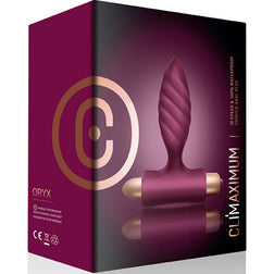 Plug anal vibrant spiralé compact 10 cm — Oryx