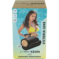 Masturbateur automatique Keon avec insert Victoria June et emballage