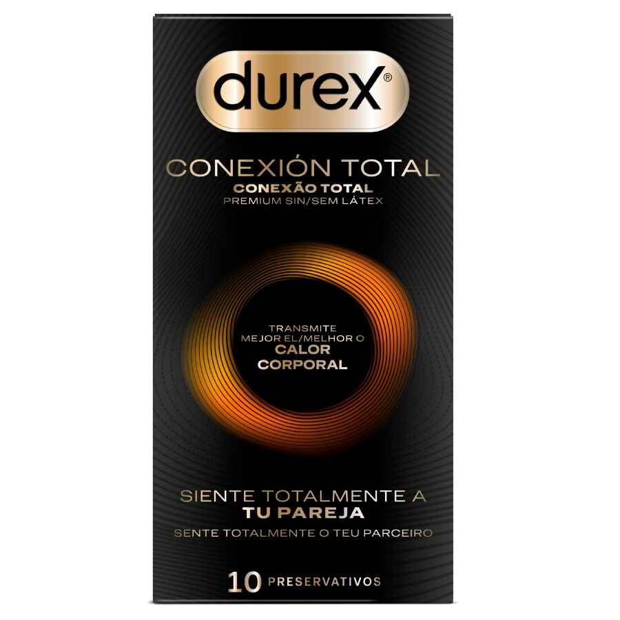 DUREX CONNEXION TOTALE ULTRA FINE PLUS SANS LATEX 10 UNITES