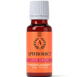 RUF Aphrodict Love Drops — flacon compte-gouttes de 20 ml, vue de profil