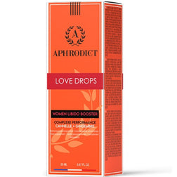 RUF Aphrodict Love Drops — flacon compte-gouttes de 20 ml, gros plan