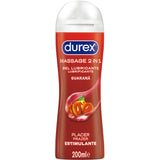 Gel massage et lubrifiant 2 en 1 stimulant guarana 200 ml — Durex Play · Durex Lubes · Lubrifiants aromatisés