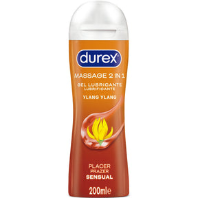 Gel massage et lubrifiant 2 en 1 ylang-ylang sensuel 200 ml — Durex Play · Durex Lubes · Lubrifiants aromatisés