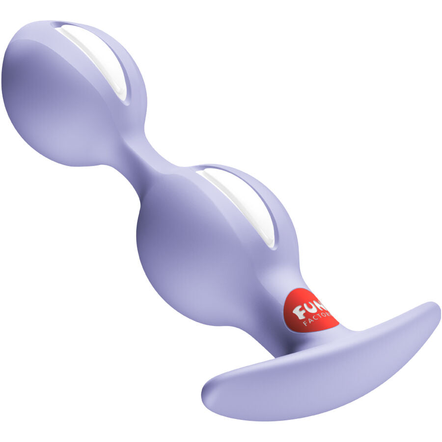 Plug à billes lestées silicone 13 cm — vue de profil