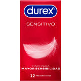 DUREX PRESERVATIFS SENSITIVE 12 UNITES