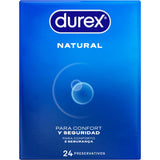 DUREX PRESERVATIFS NATURELS 24 UNITES