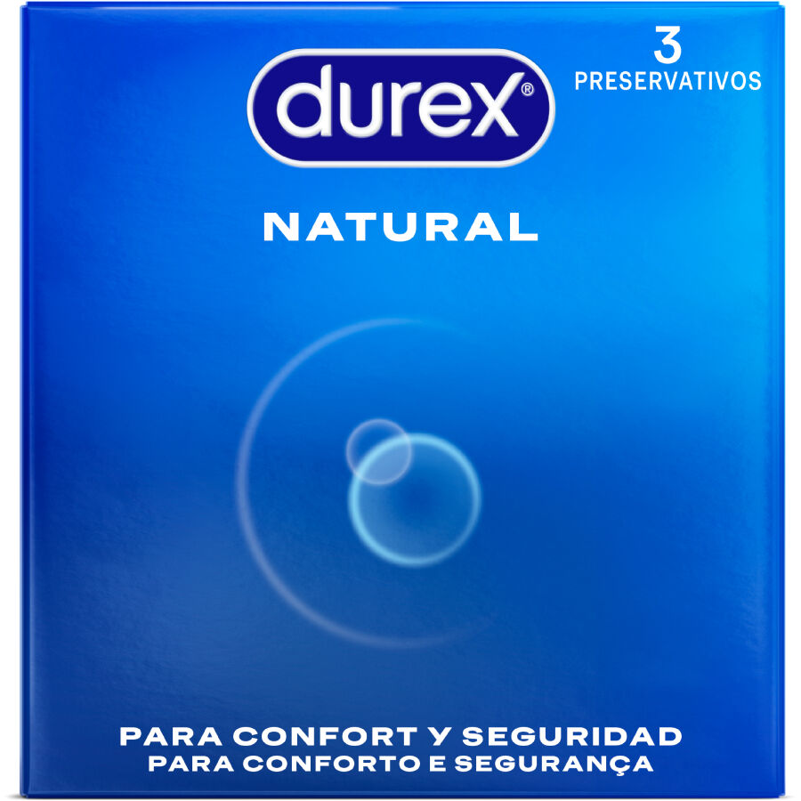 DUREX PRESERVATIFS NATURELS 3 UNITES
