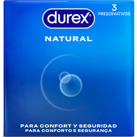 DUREX PRESERVATIFS NATURELS 3 UNITES