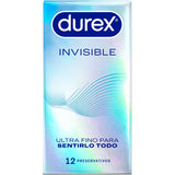 DUREX PRESERVATIFS ULTRA FINS INVISIBLES 12 UNITES