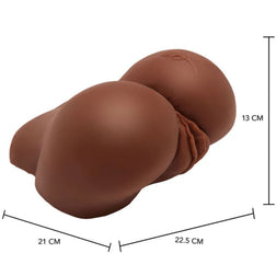 Masturbateur vibrant fesses réalistes 3 kg — gros plan