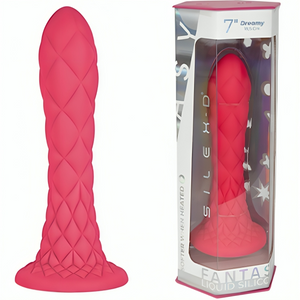 Gode fantaisie fuchsia relief écailles 18,5 cm — Dreamy