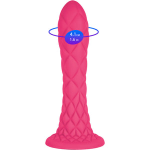 Gode fantaisie fuchsia relief écailles 18,5 cm — Dreamy