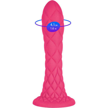 Gode fantaisie fuchsia relief écailles 18,5 cm — Dreamy