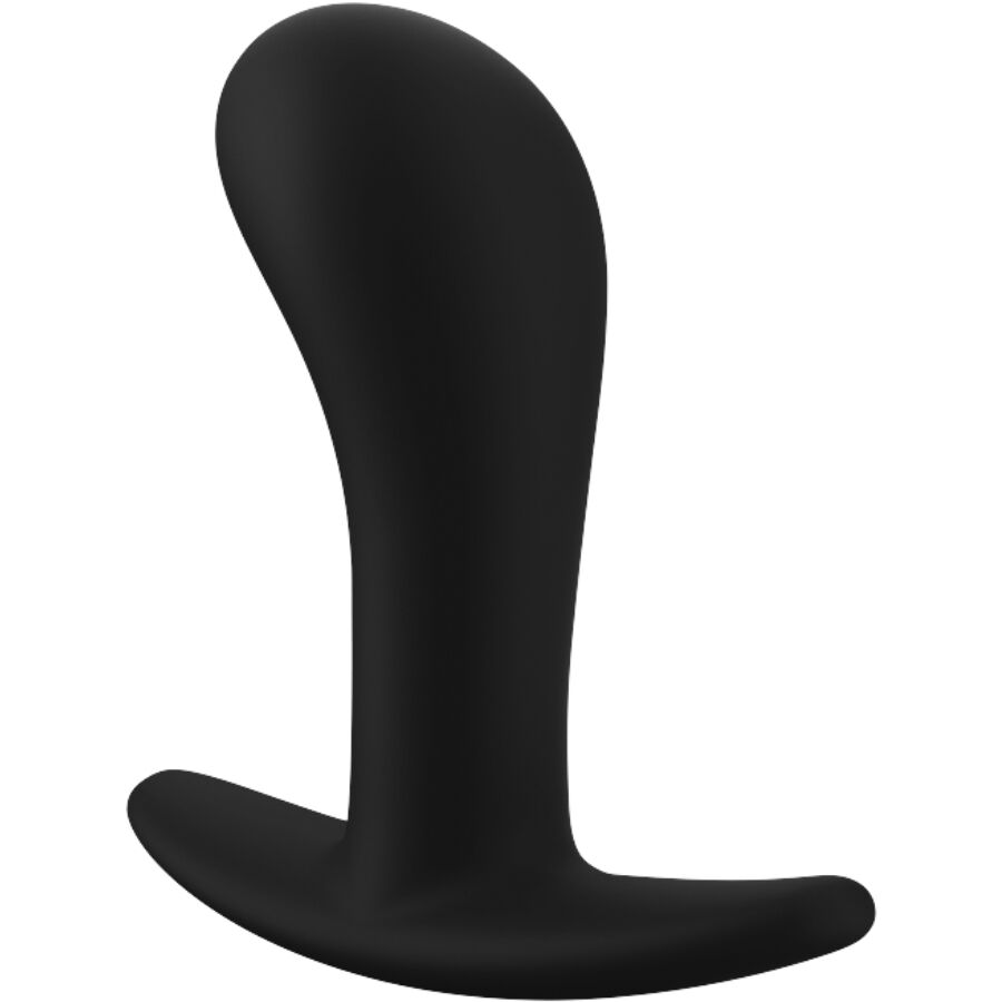 Plug anal courbé silicone — emballage