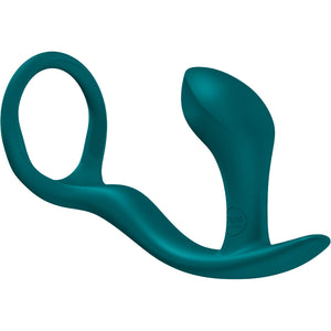 Plug anal silicone avec cockring intégré vert — Bootie Ring · Fun Factory · Stimulateurs Prostatiques Vibrants