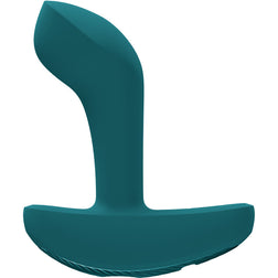 Plug vibrant prostate silicone 10 cm — Bootie Vibe vert