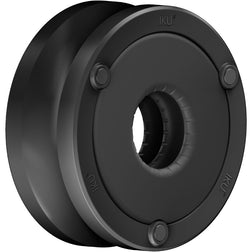 Masturbateur homme Fun Factory Masturbateur silicone modulaire ultra-serré — Iku Tighter noir vu de face