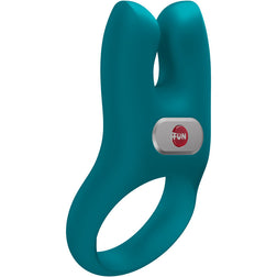 Cockring vibrant Fun Factory 2 moteurs — NŌS Classic en Silicone vu de face