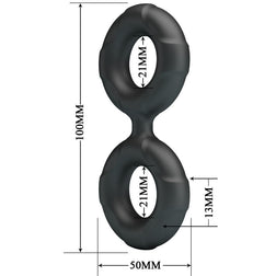 CRAZY BULL RADWAN DOUBLE BAGUE EN SILICONE MODELE 19