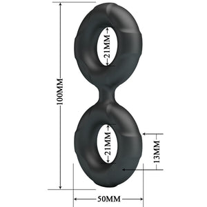 CRAZY BULL RADWAN DOUBLE BAGUE EN SILICONE MODELE 19