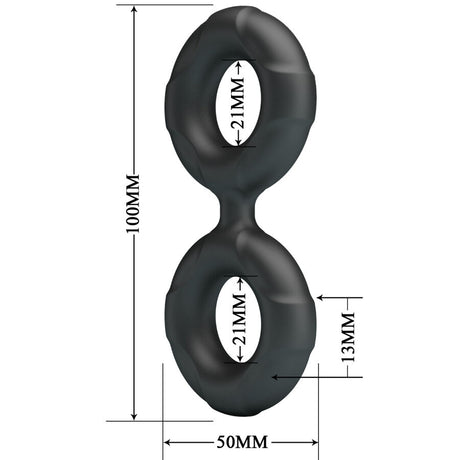 CRAZY BULL RADWAN DOUBLE BAGUE EN SILICONE MODELE 19
