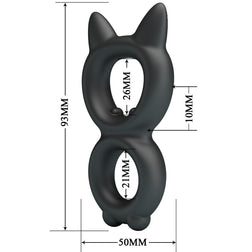 CRAZY BULL BAGUE DOUBLE EN SILICONE TORAN MODELE 20