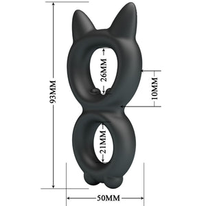 CRAZY BULL BAGUE DOUBLE EN SILICONE TORAN MODELE 20